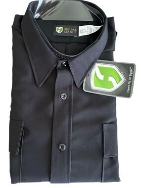 Horace Small Sentry Ohio Sheriff Black Uniform Shirt Short Sleeve NWT Men XXL⁠
